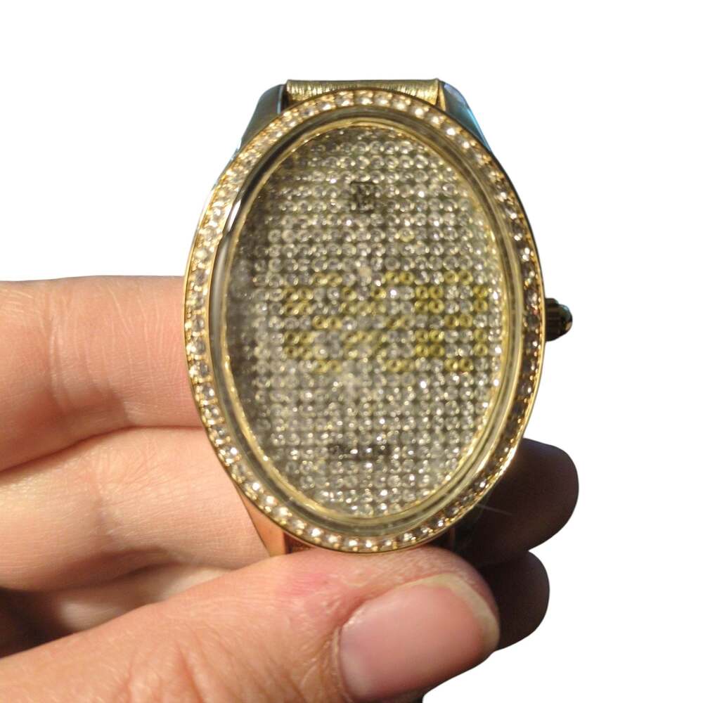 Victoria Wieck Beverly Hills Crystal Embellished Digital Watch